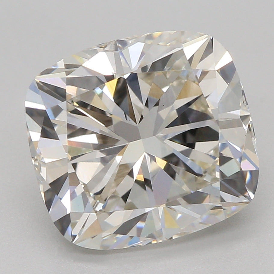 Lab-Grown Diamond 2.51ct, Cushion Mod, I, VS2