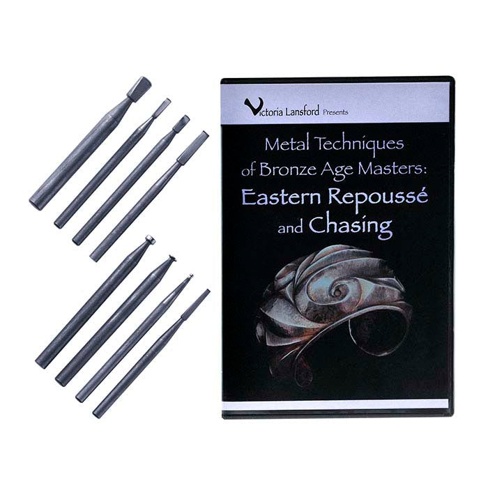 कांस्य युग के मास्टर्स की धातु तकनीकें: पूर्वी रिपोसे और चेज़िंग, डीवीडी और उपकरण सेट