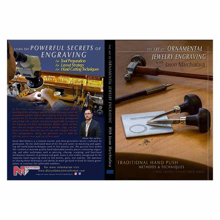 The Art of Ornamental Jewelry Engraving with Jason Marchiafava, DVD Set