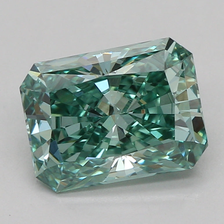 Lab-Grown Diamond 1.01ct, Radiant, Green, VS1