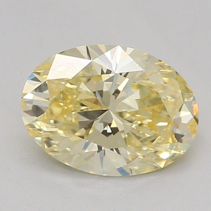 Lab-Grown Diamond 0.57ct, Oval, Yellow, VS1
