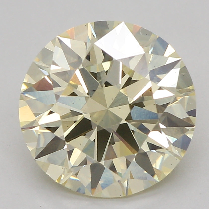Lab-Grown Diamond 2.04ct, Round, Yellow, VS2