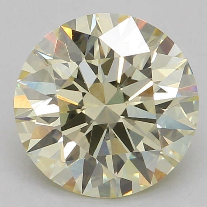 Lab-Grown Diamond 1.26ct, Round, Yellow, VS1