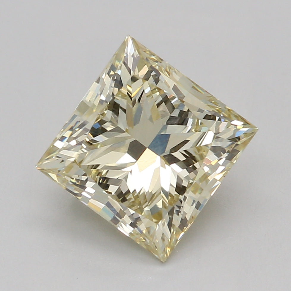 Lab-Grown Diamond 1.50ct, Princess, Yellow, VS1