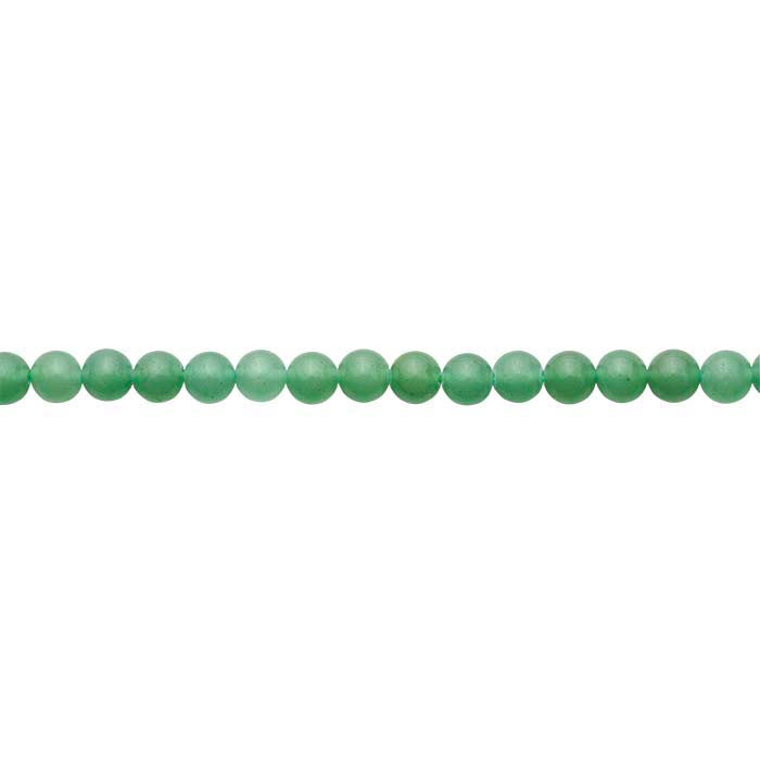 Green Aventurine Round Bead Strand