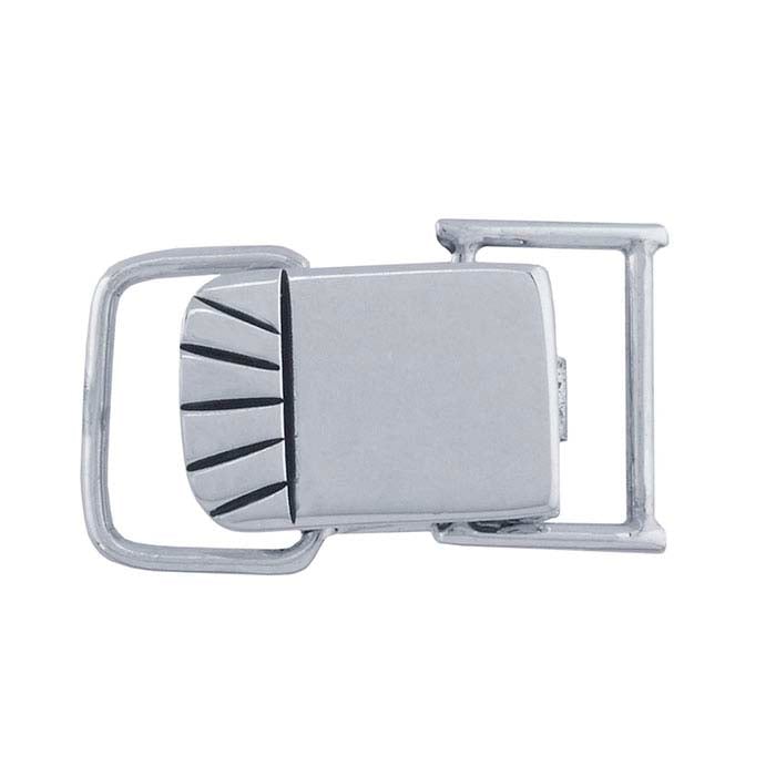 Sterling Silver Fold-Over Clasp, Multi-Strand