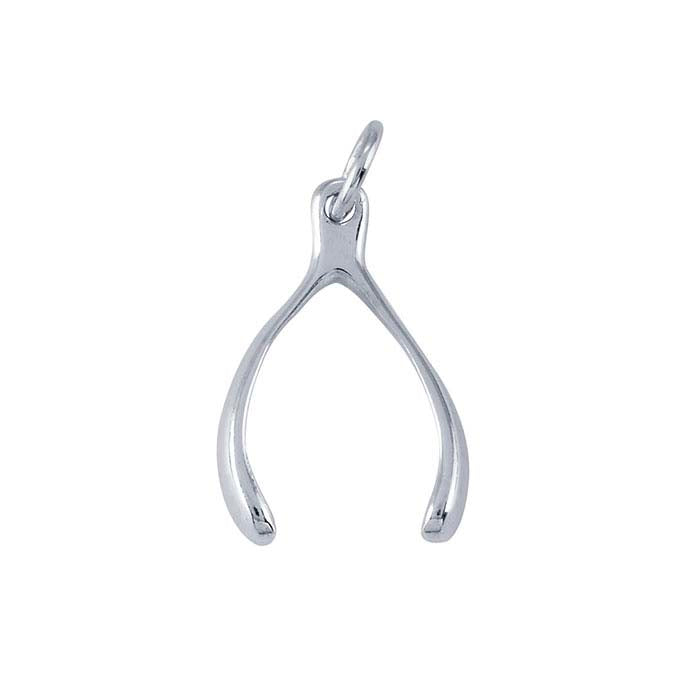 Sterling Silver Wishbone Charm