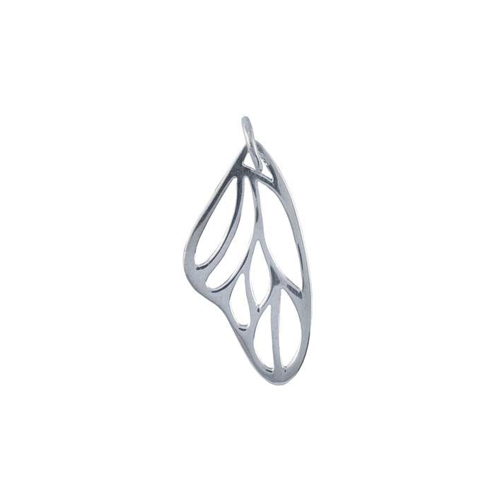 Sterling Silver Open Butterfly Wing Charm