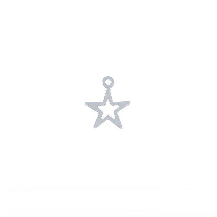 Offene Sternkomponente aus Sterlingsilber