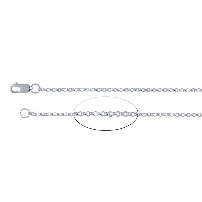 Catena Rolo Rotonda in Argento Sterling 1,5mm