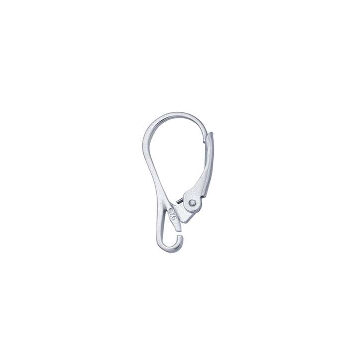 Sterling Silver Lever-Back Ear Wire with Open Loop