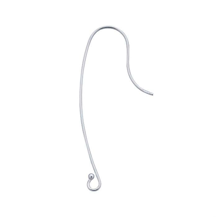 Long Ear Wire with Loop and Ball End