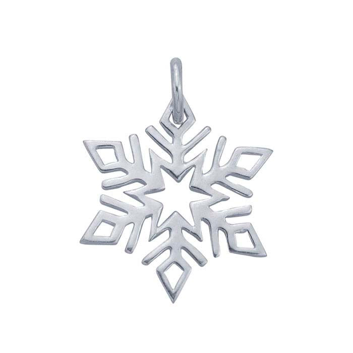 Sterling Silver Snowflake Charm