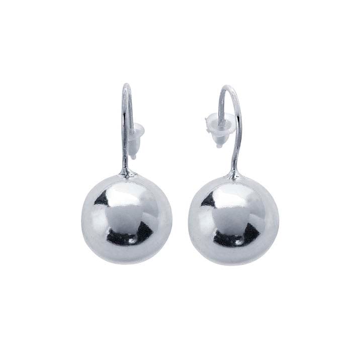 Sterling Silver Ear Wires with Ball Drop