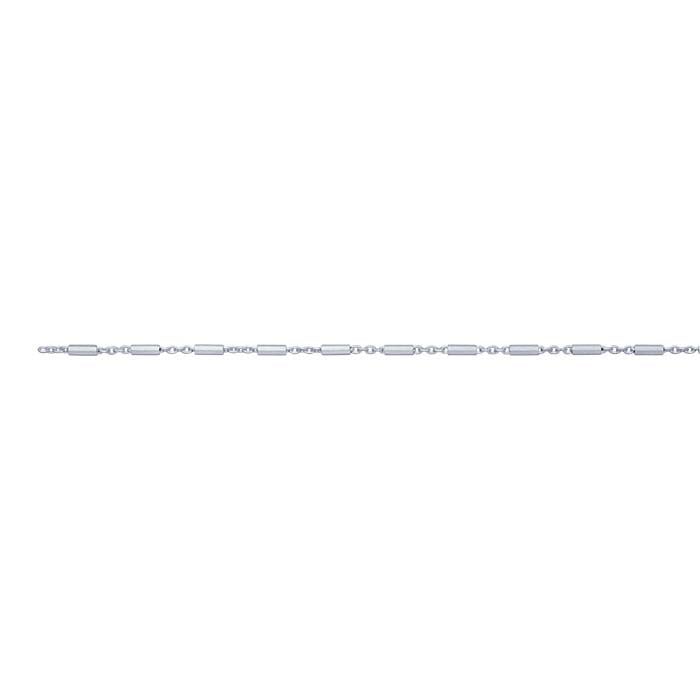 Sterling Silver Bar & Link Chain