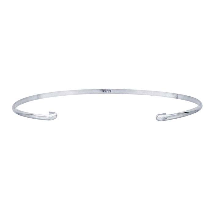 Componente de pulsera de plata de ley con doble gancho