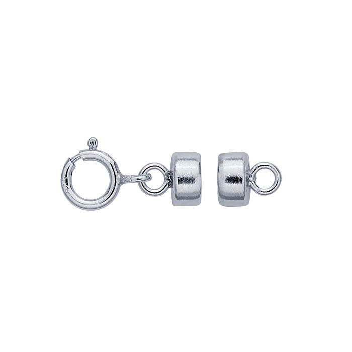 Magnetic Clasp with Spring Ring