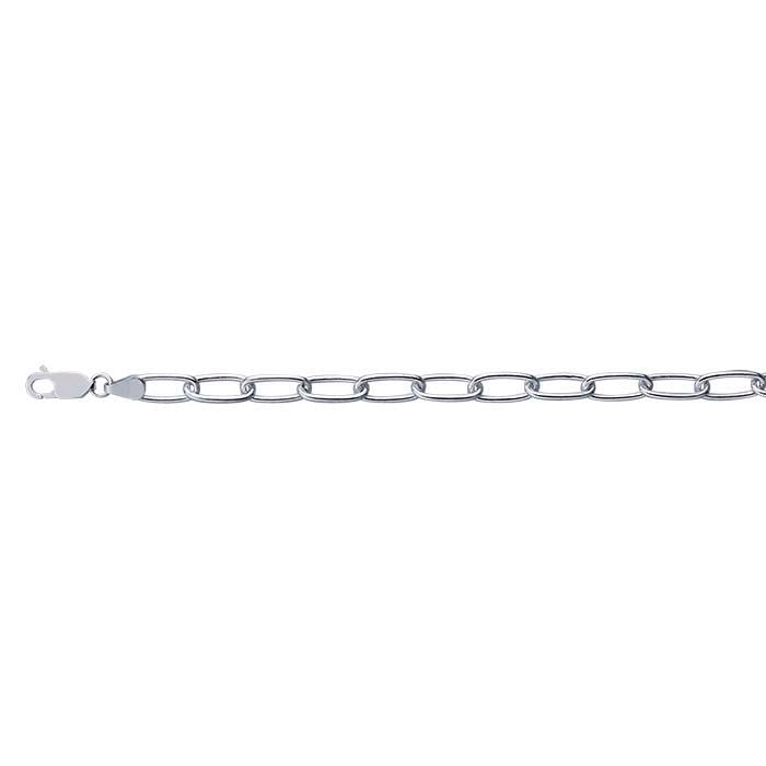 Sterling Silver Oval Link Chain Bracelet