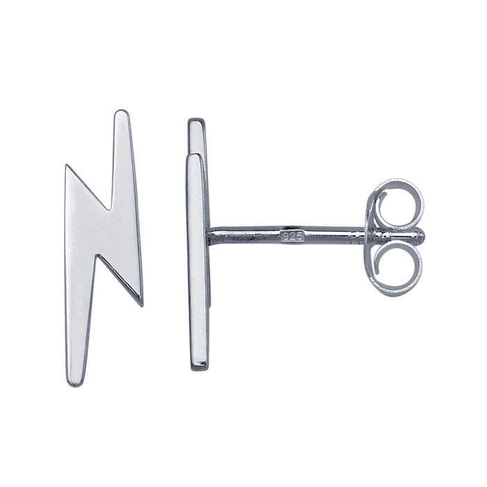 Lightning Bolt Post Earrings