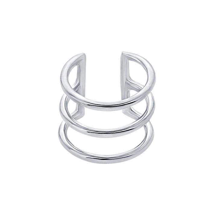 Sterling Silver Triple Ear Cuff
