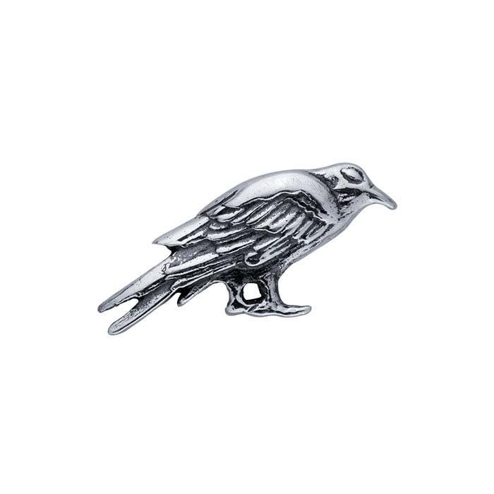 Sterling Silver Raven Component