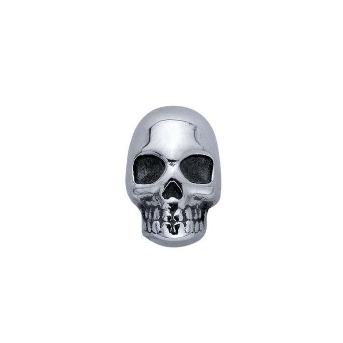 Sterling Silver Skull Component