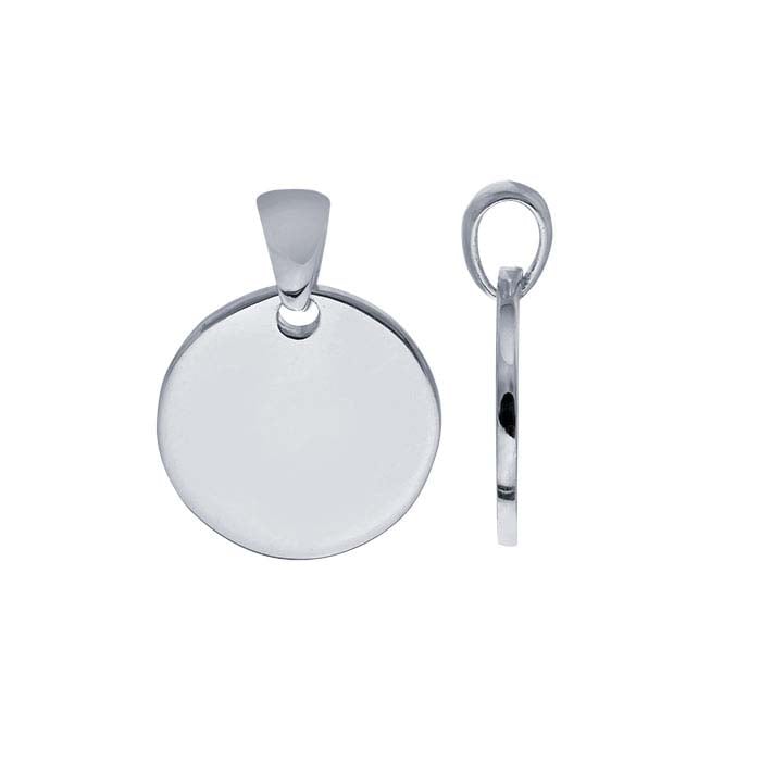 스털링 실버 라운드 펜던트