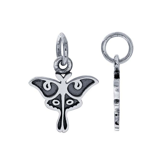 Sterling Silver Luna Moth Charm