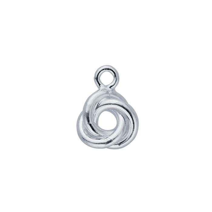 Sterling Silver Love Knot Charm