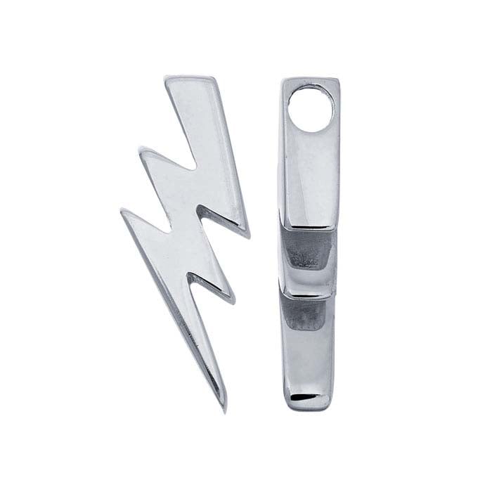 Sterling Silver Lightning Bolt Pendant