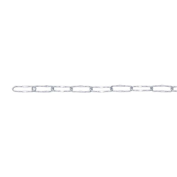 Sterling Silver Diamond-Cut Cable Chain