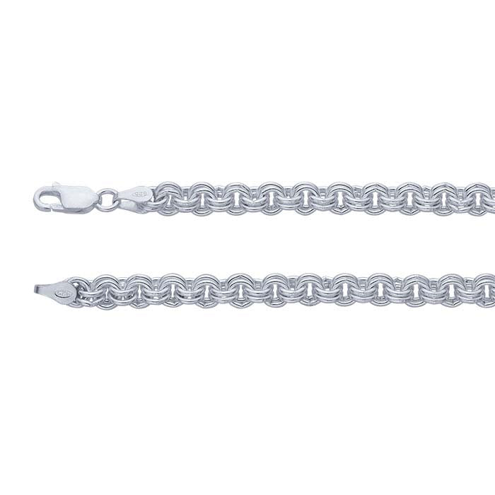 Sterling Silver 5mm Double-Cable Chain