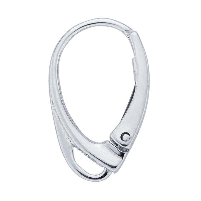 Sterling Silver Lever-Back Ear Wire with Loop
