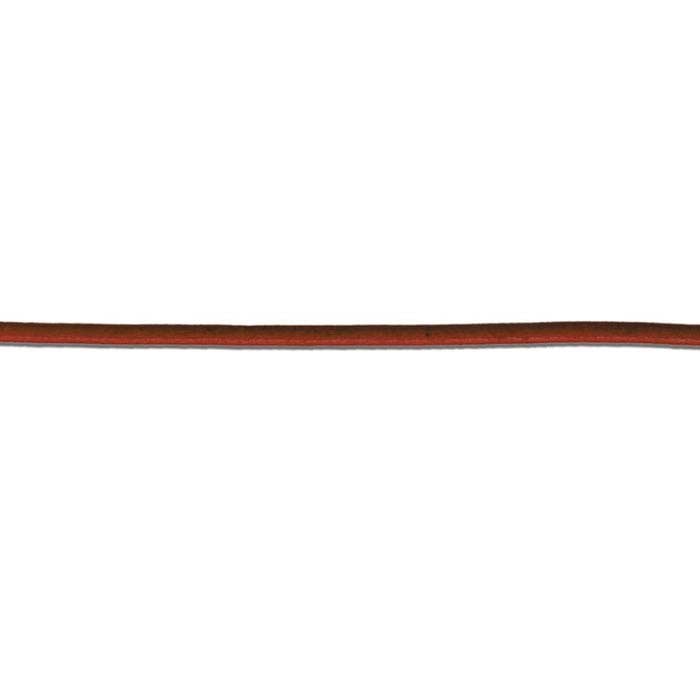 Красный греческий кожаный круглый шнур, 100 метров