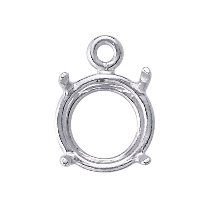 ReadySet™ Sterling Silver Round Pre-Notched Basket Component Mounting