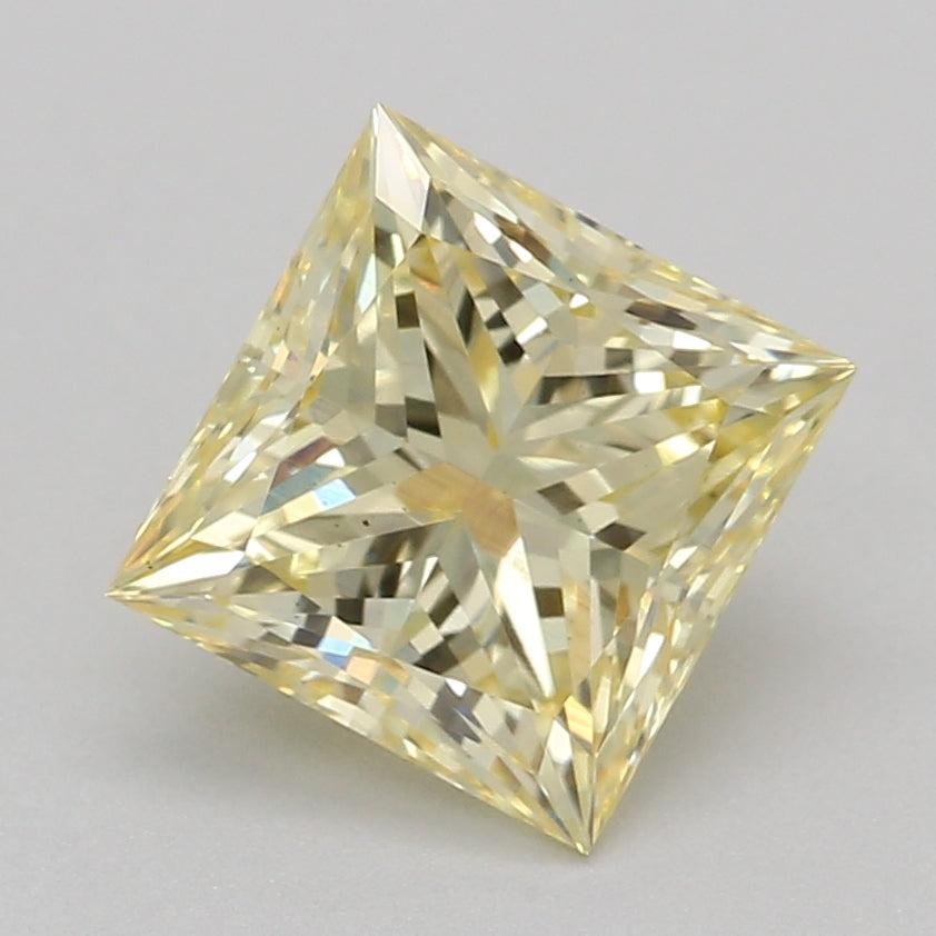 Lab-Gekweekte Diamant 1,07ct, Princess, Geel, VS1