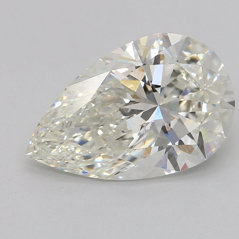 Labbod diamant 1,53 ct, päron, I, VVS2