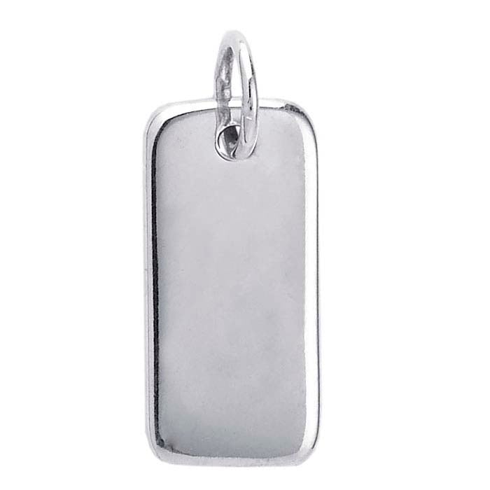 Sterling Silver Engravable Charm
