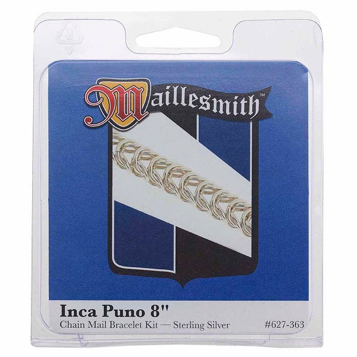 Sterling Silver "Inca Puno" Chain Mail Bracelet Kit
