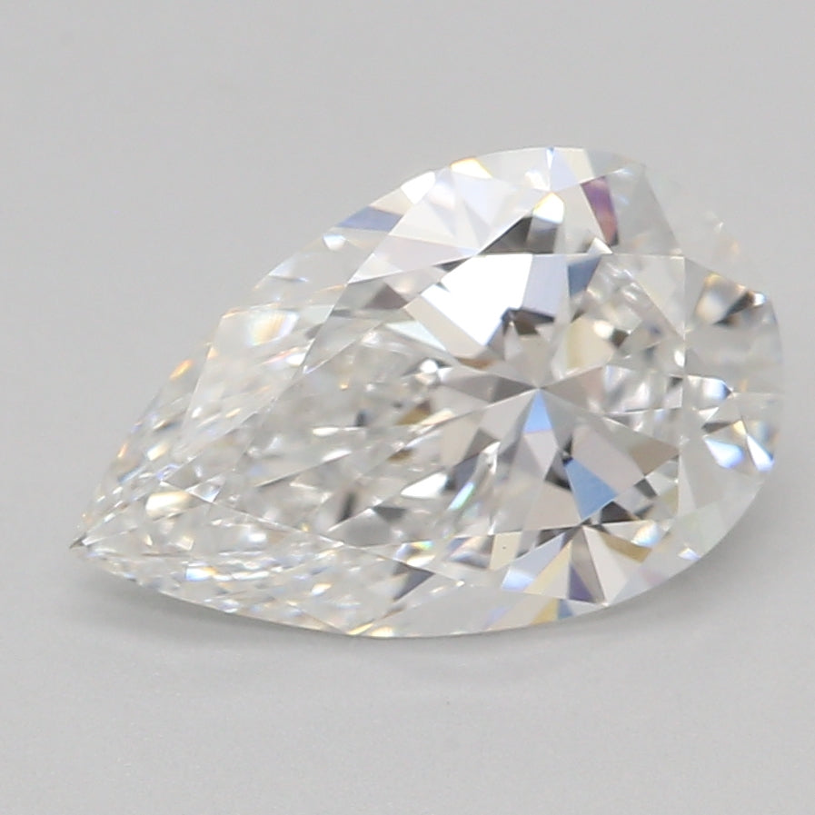 Лабораторно выращенный бриллиант 1,05 карат, грушевидный, E, VVS2