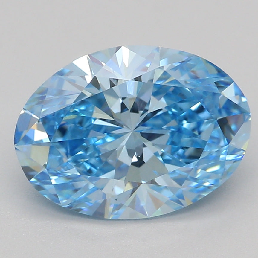 Lab-Grown Diamond 1.50ct, Oval, Blue, VS1