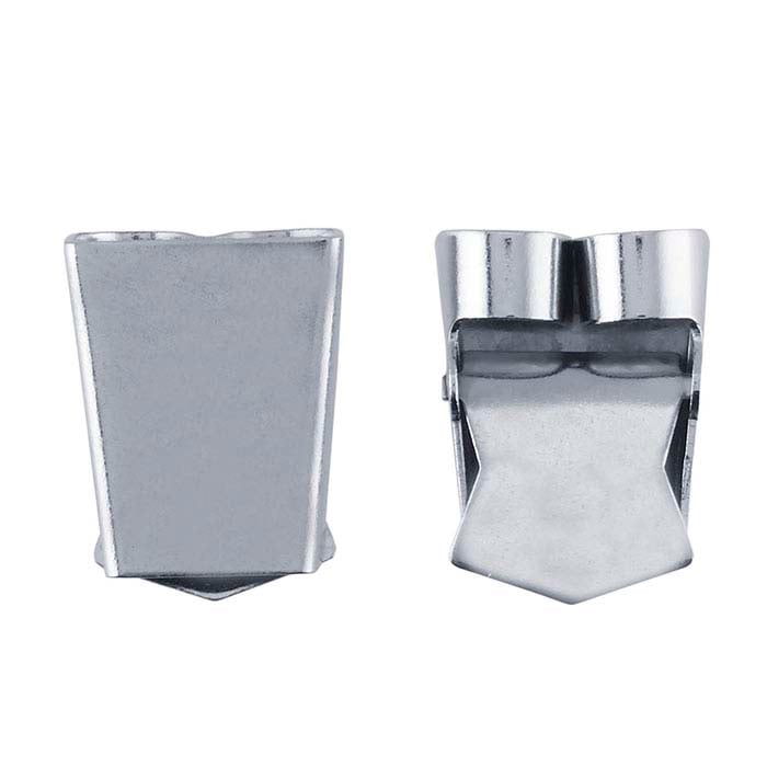 Brass Nickel-Plated Locking Bolo Back