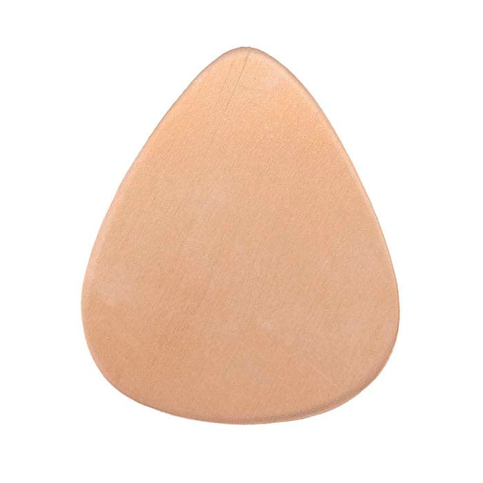 Copper Rounded Triangle Stamping, 1.02mm