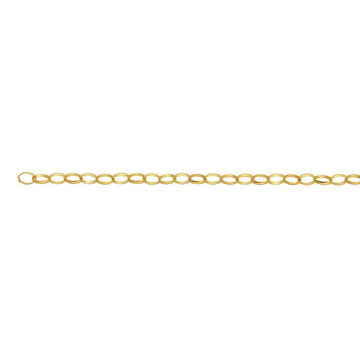 14/20 Yellow Gold-Filled Oval Rolo Chain