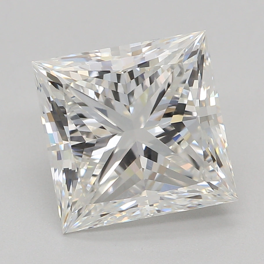 Lab-Gegroeide Diamant 1,90ct, Princess, F, VVS2