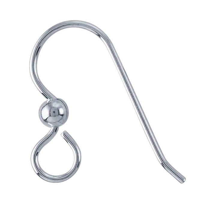 Heavy Ear Wire with Large Loop and Bead