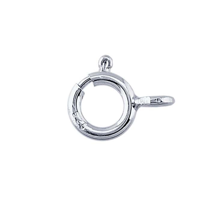 Spring Ring Clasp, with Ring