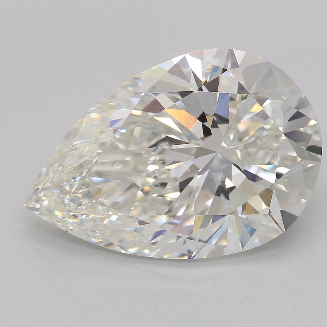 Diament laboratoryjny 4,08 ct, gruszka, G, VVS2