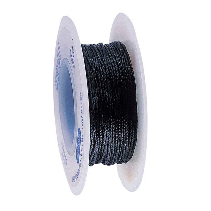 Stringth #2 Black Bead Cord, 100 Yds.