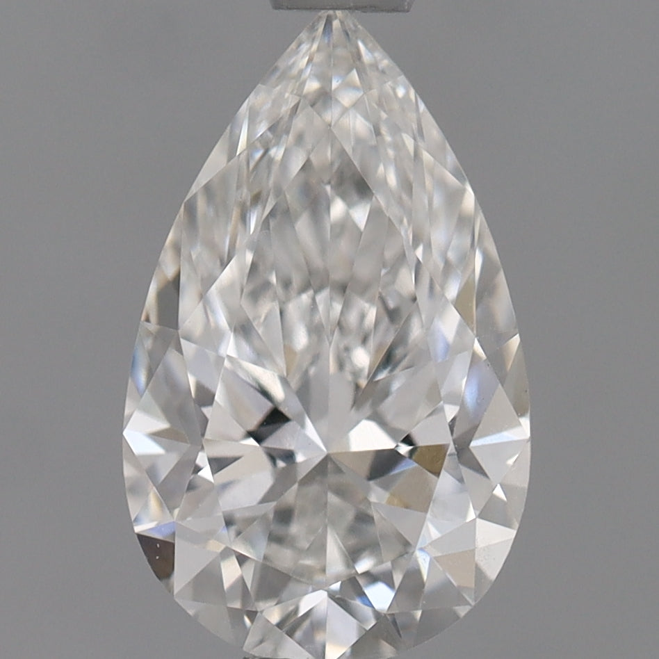 Lab-odlad diamant 1,01 ct, päron, E, VVS2